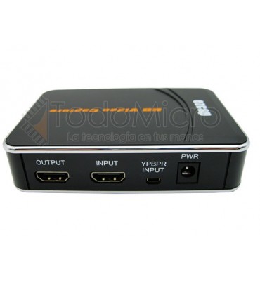 Capturadora de Video HDMI 1080p con entradas de micrófono