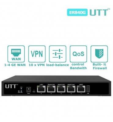 Router wireless dual wan y VNP UTT N518W