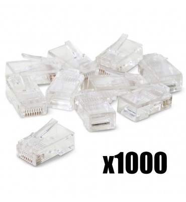 x1000 Fichas Rj45 para cable