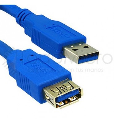 Cable Prolongador Usb 3.0 Macho Hembra Extension 1,5m.