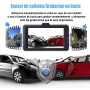 Dashcam 1080p dual, cámara trasera y G-sensor