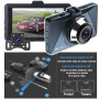 Dashcam 1080p dual, cámara trasera y G-sensor