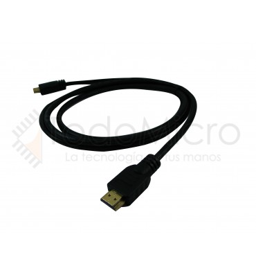 Cable Hdmi A Mini Hdmi 1.5mts. Cat.2 Oro 24k Doble Filtro, Full Hd