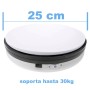Plataforma giratoria motorizada 25 cm hasta 30 kg