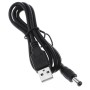 Cable USB a plug macho para alimentación de 5 V