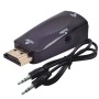 Conversor HDMI a VGA con audio 1080p sin fuente