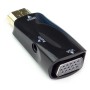 Conversor HDMI a VGA con audio 1080p sin fuente