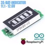 Indicador de carga batería de litio 12.6V (3 celdas)