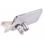 Microscopio 60X con clip para celular, LED y luz UV