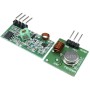 Enlace inalámbrico 433 MHz: módulos RF TX y RX