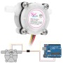 Caudalímetro YF-S401, sensor de flujo 0.3-6 L/min