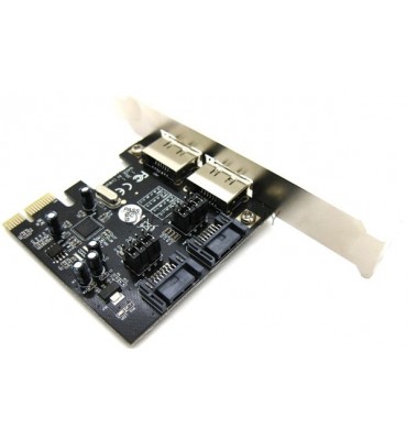 Placa Pci-e X1 A Sata 3 Y Esata. Pcie Pci Express A Sata Iii