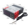 Termostato digital STC-1000 12V con doble relé frío/calor