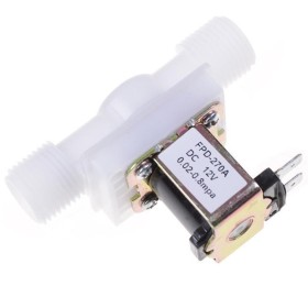 Válvula solenoide 1/2" NC 12V para riego