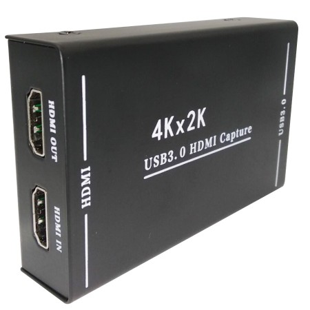 Capturadora USB de video HDMI - live streaming / 4K