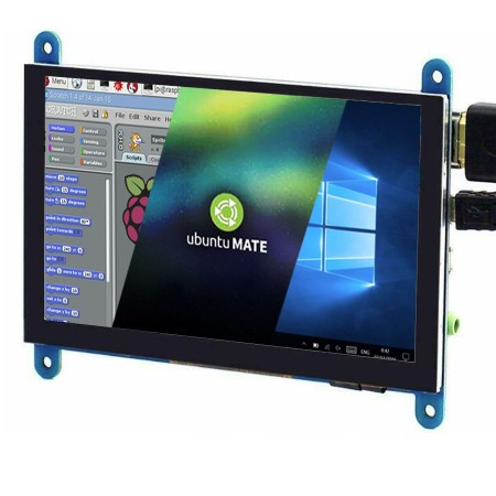 Pantalla LCD táctil HDMI para Raspberry Pi y mini PC