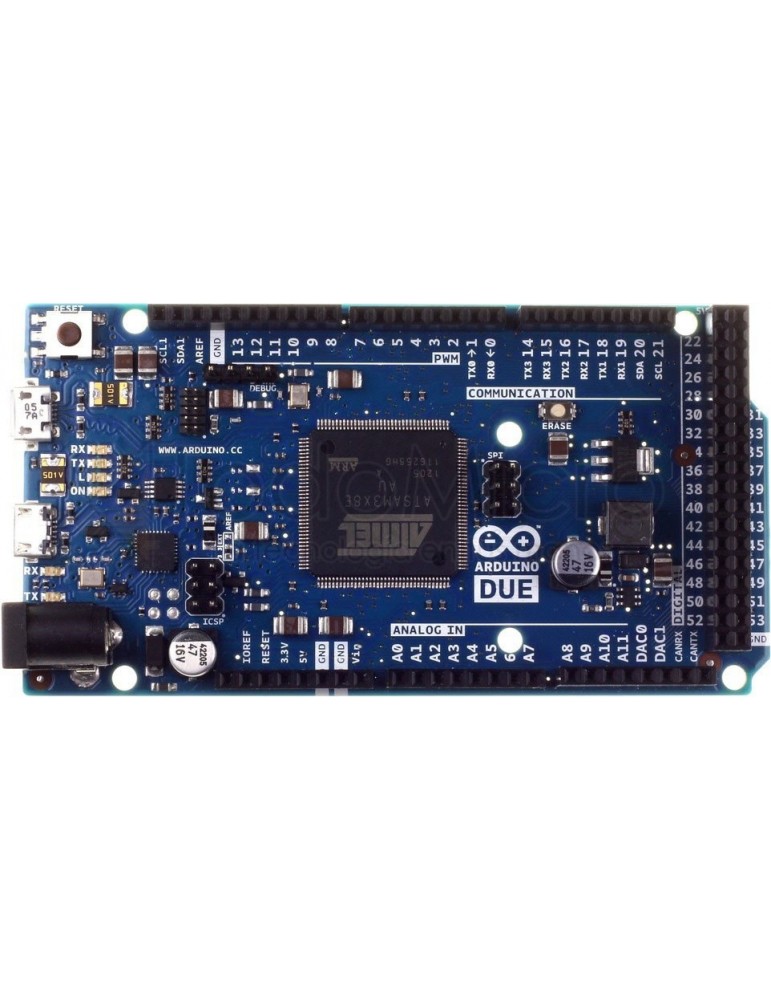 Placa Basado en Arduino DUE R3 + Cble USB Atsam3x8e Arm Cortex M2 512