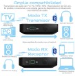Transmisor/receptor Bluetooth 4.2 KN319, 200mAh
