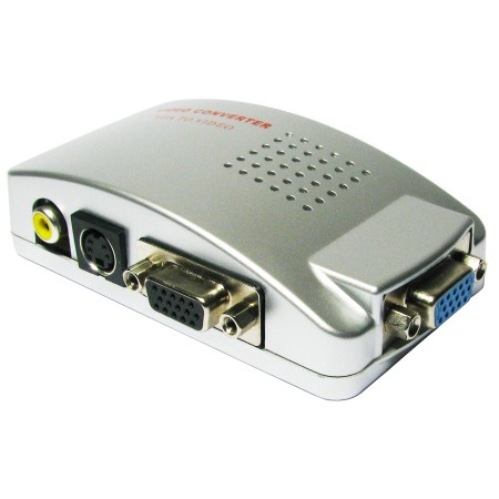 Conversor VGA a RCA y S-Video con salidas simultáneas