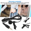 Micrófono corbatero condenser TRRS 3.5 mm con clip