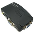 Adaptador RCA y S-Video a VGA con ajuste de imagen