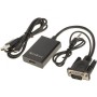Conversor VGA a HDMI con audio para monitor o TV