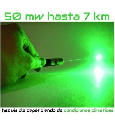 Puntero Laser Verde 50mw.