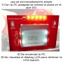 Placa POST TM-PLCD con display LCD para mother