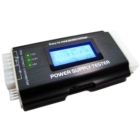 Tester de fuente ATX PST-LCD con display de tensiones