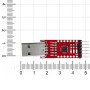 Conversor USB a UART TTL 3.3 V con chip CP2102