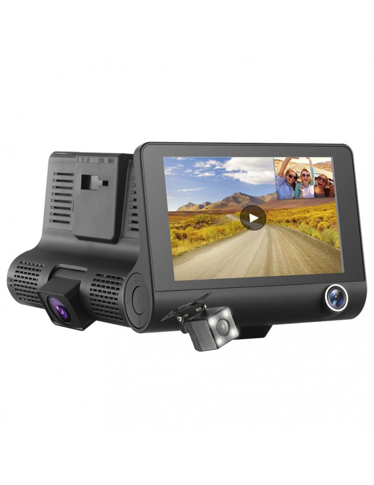 instinto Noroeste Dinamarca Camara Espejo Retrovisor Dual 1080P camara trasera 7 pulgadas