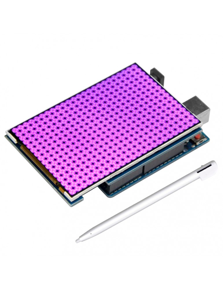 Visible obispo longitud Pantalla LCD TFT 3.5'' Tactil Shield para Arduino UNO y Mega2560