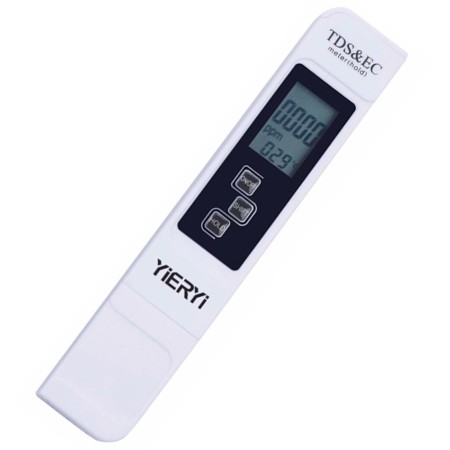 Medidor digital de TDS y conductividad 3 en 1