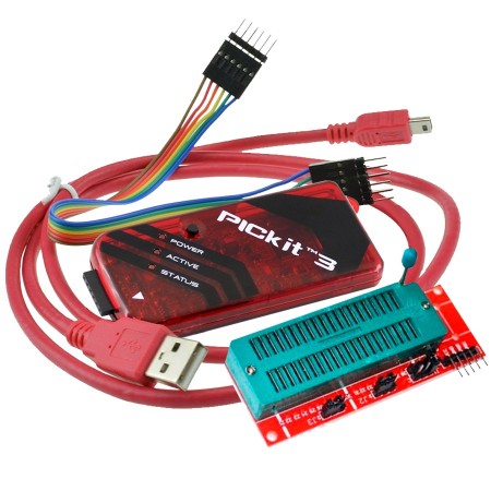 PicKit3: programador y depurador de PIC con ZIF
