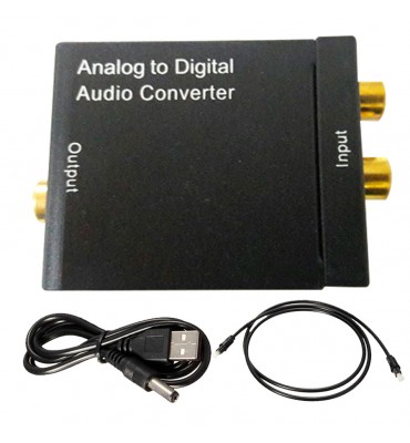 Conversor de audio analogico L/R a audio digital optico