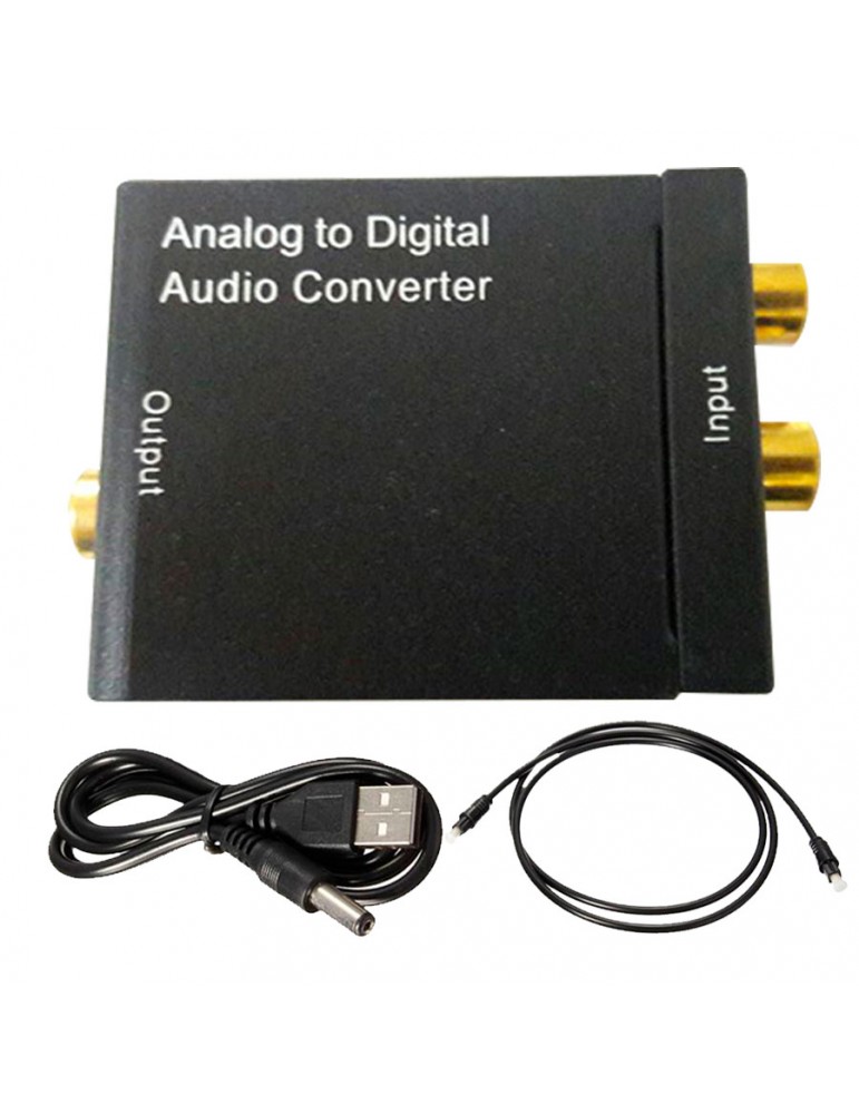 Conversor de audio analogico L/R a audio digital optico