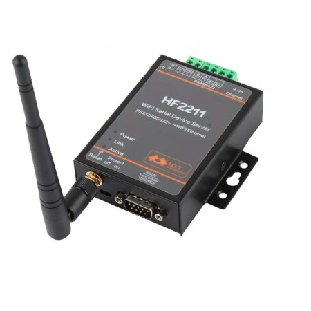 HF2211: conversor serie RS485 a Ethernet y Wi-Fi
