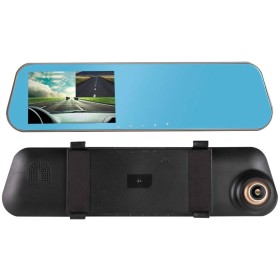 Cámara espejo retrovisor 1080p pantalla 4.3" y trasera