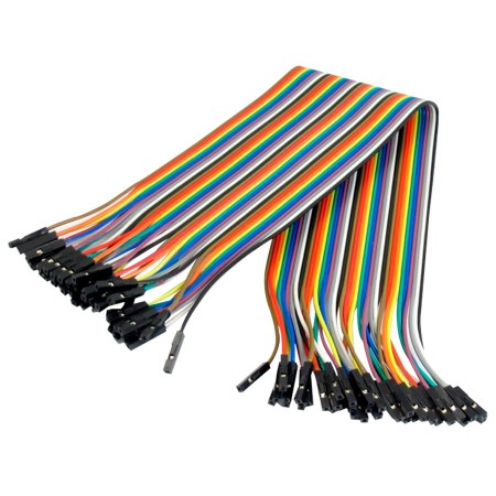 Cables jumper hembra hembra 20 cm para protoboard