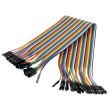Cables jumper hembra hembra 20 cm para protoboard