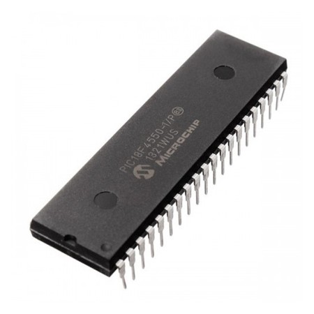 PIC18F4550-I/P, micro Microchip con USB 2.0 full speed