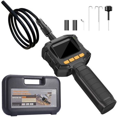 Boroscopio cámara de inspección IP67 8mm, cable 1m