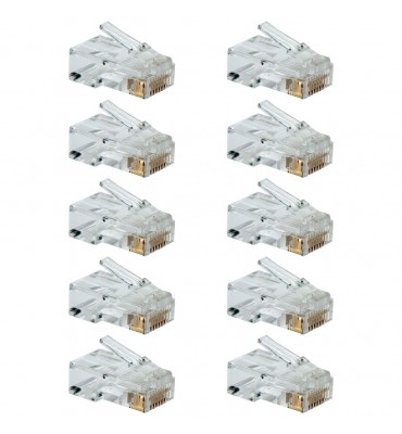 x10 Fichas Rj45 para cable