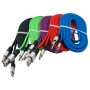 Cable USB a USB C 3.1 plano con puntas metálicas