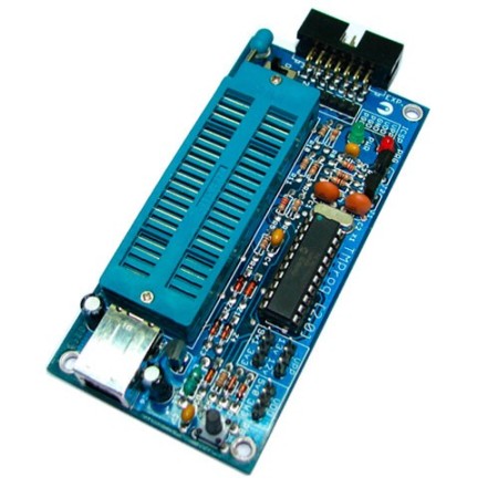 Programador USB TMProg 2.0 con zócalo ZIF para PIC y AVR