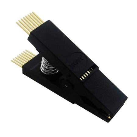 Pinza SOIC16 para leer y grabar memorias sin desoldar