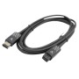 Cable FireWire 800 a 400, de 9 a 6 pines, 1.8 m
