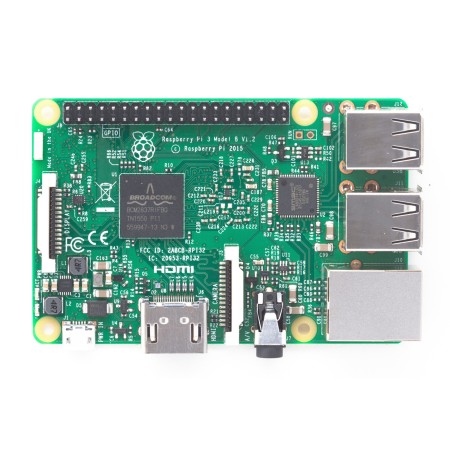 Raspberry Pi 3 B: 1.2 GHz, WiFi 802.11n y Bluetooth