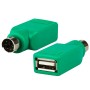 Adaptador PS2 macho a USB hembra, DIN 6 pines