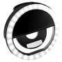 Aro de luz LED selfie, 28 LEDs, 3 niveles de brillo